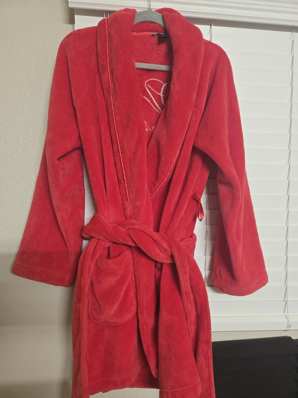 Victoria's Secret Red Plush Robe